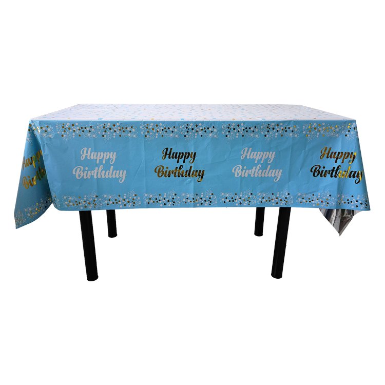 Wedding Ramadan and Cake Background Decoration Supplies Happy Birthday Aluminum Foil tablecover cloth Hot Sale Shiny Pink Modern