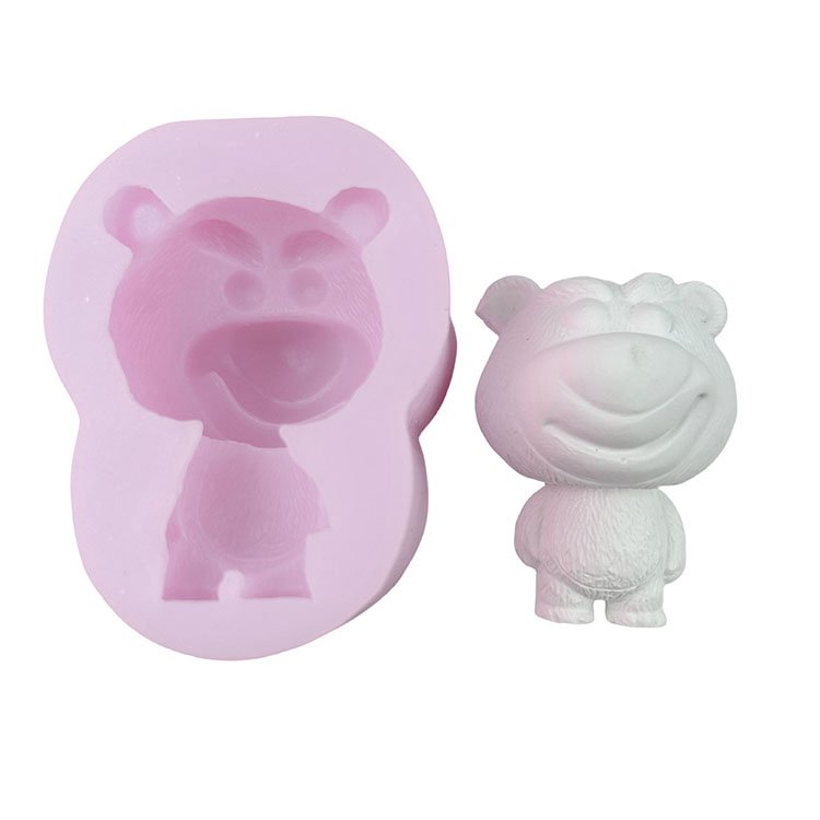 2D or 3D Cartoon Anime Character Candle Silicone Mold DIY Gypsum Carving Handmade Soap Aromatherapy Ornament Home Desktop Decor