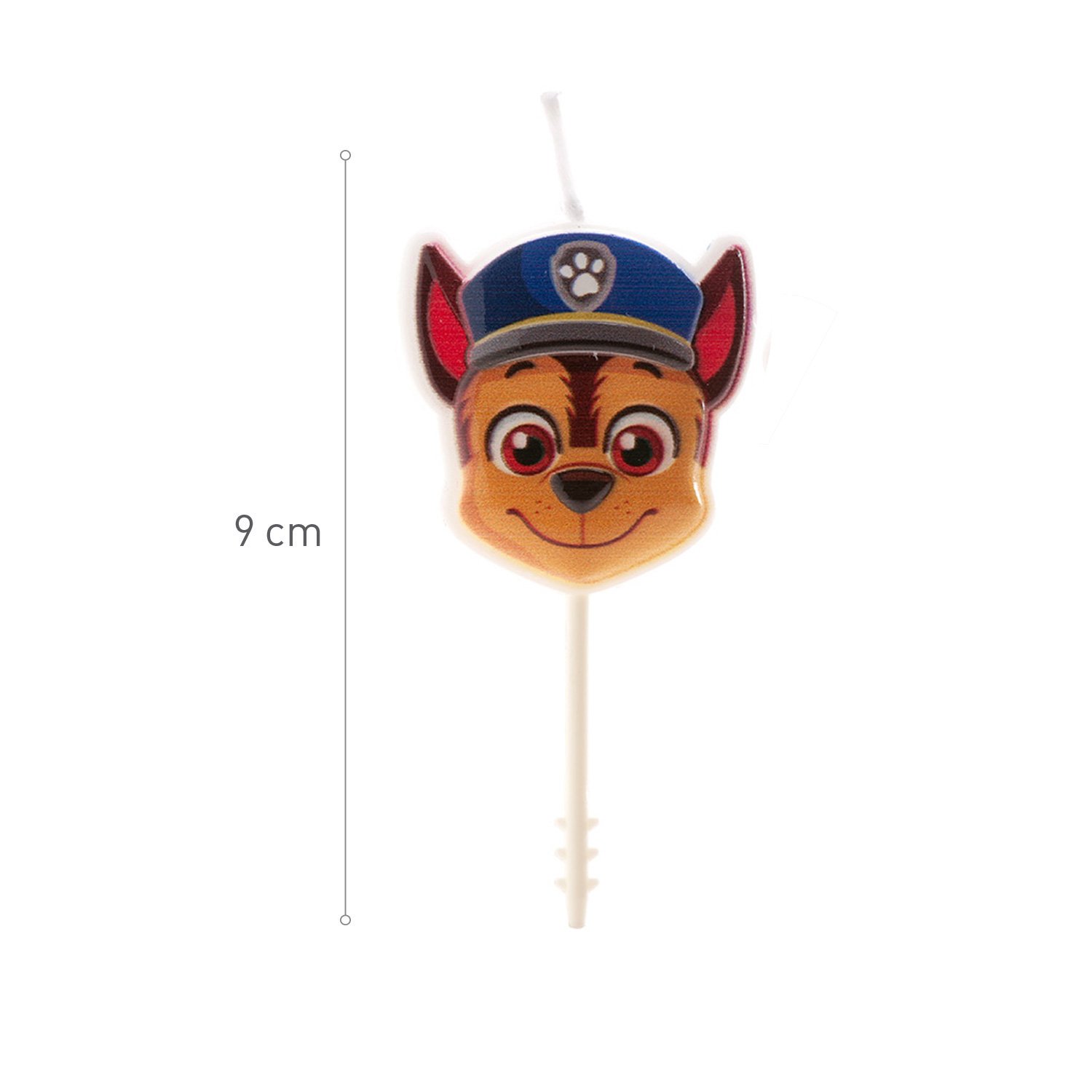 Dekora Brand Display Of 8 Blisters For Paw-Patrol Anniversary Candles Set Of 4 Birthday Cake Topper Perfect For Parties
