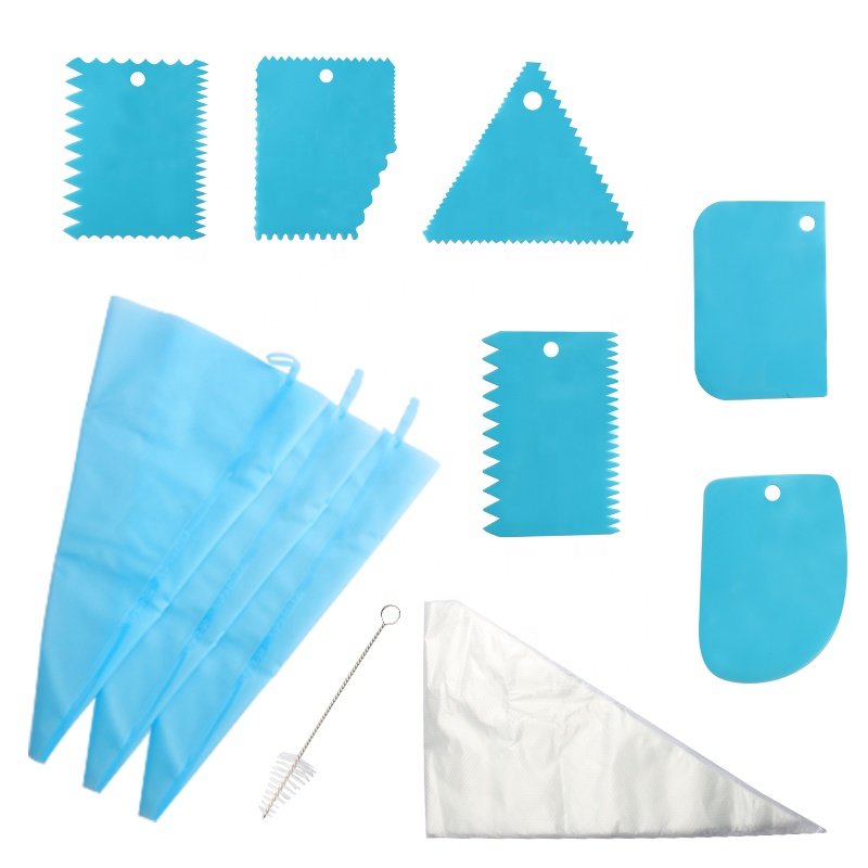 Hot sale Cake Turntable 110 Pcs Cake Tools Scraper Cake Decorating Supplies Kit Set Baking Tools Set