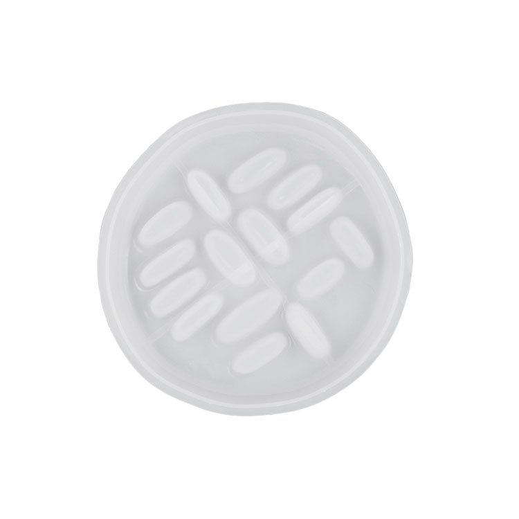 YS Round Irregular Rose Ring Storage Tray Plaster Cement Silicone Mold DIY Jewellery Handmade Desktop Ornament Resin Mold