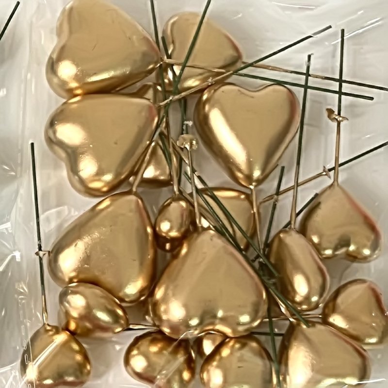 Cake Decorating 20pcs/bag Mixed Size 2 2.5 3 4cm Heart Faux Balls Happy Birthday Cake Topper cake decorating supplies