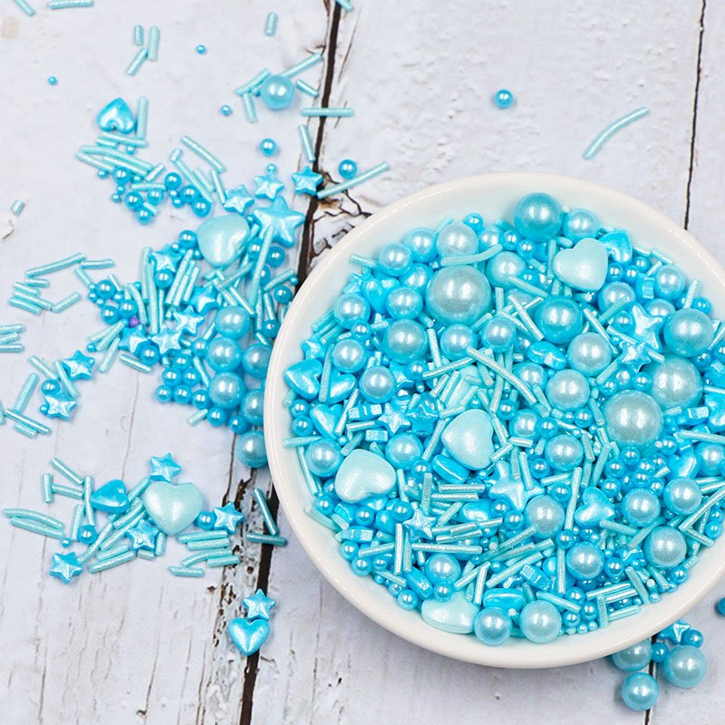 Sprinkles Cocosir Metallic Rod Christmas Mixed Colorful Edible Sprinkles Sugar Beads Birthday Baking Supplies Cake Decoration