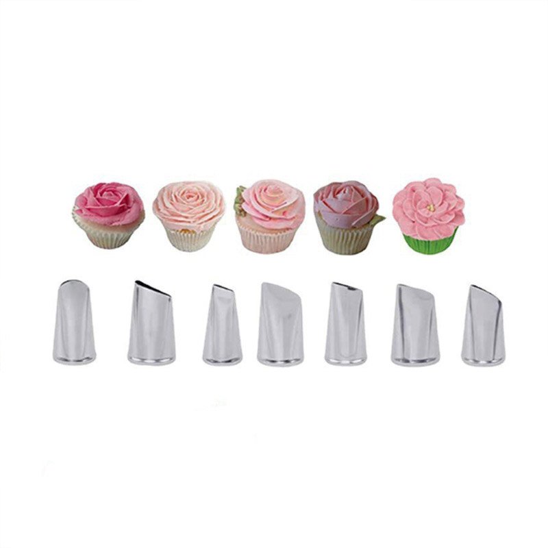 Online Hot Sale 15pcs a set Stainless Steel Cake Framing Decoration Cake Tool pastry tip cake nozzle set Supplies