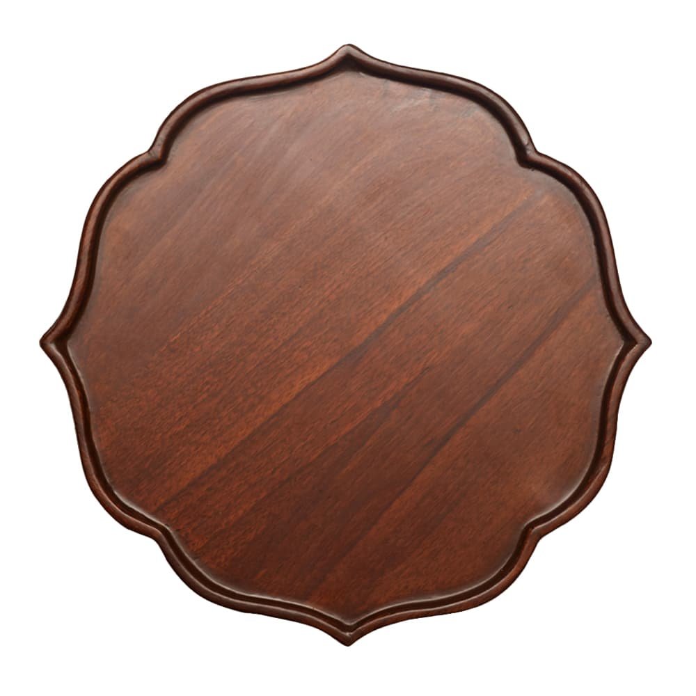 Scallop Edge Top Wooden Cake Stand An Eye Catching Piece Will Give Your Table Decoration And Serving A Luxury Style Look