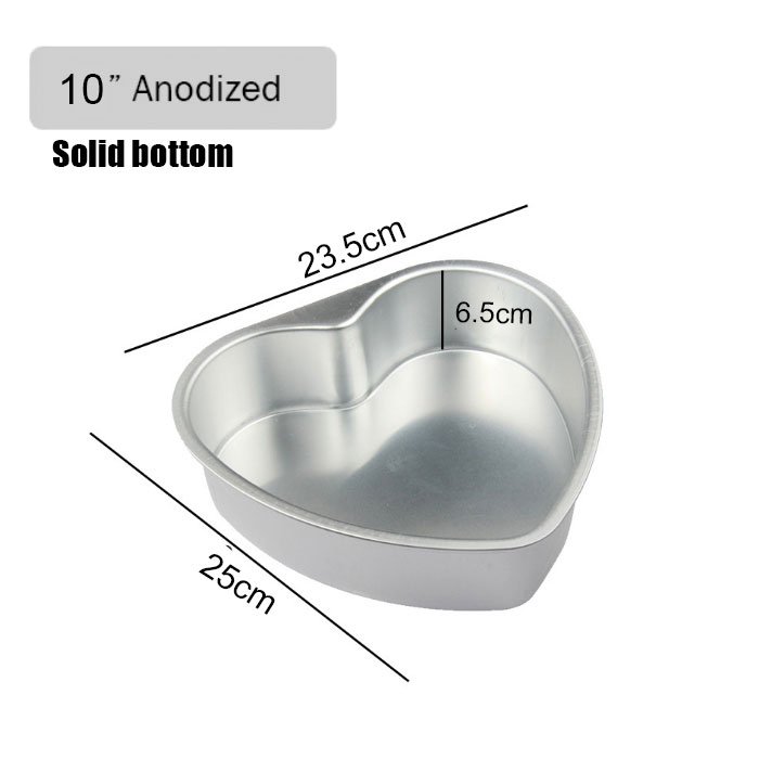 6 8 Inch Aluminum Cake Heart Mold DIY Bakeware Mold Cake Pans for Kitchen Birthday Valentine Day Wedding Supplies