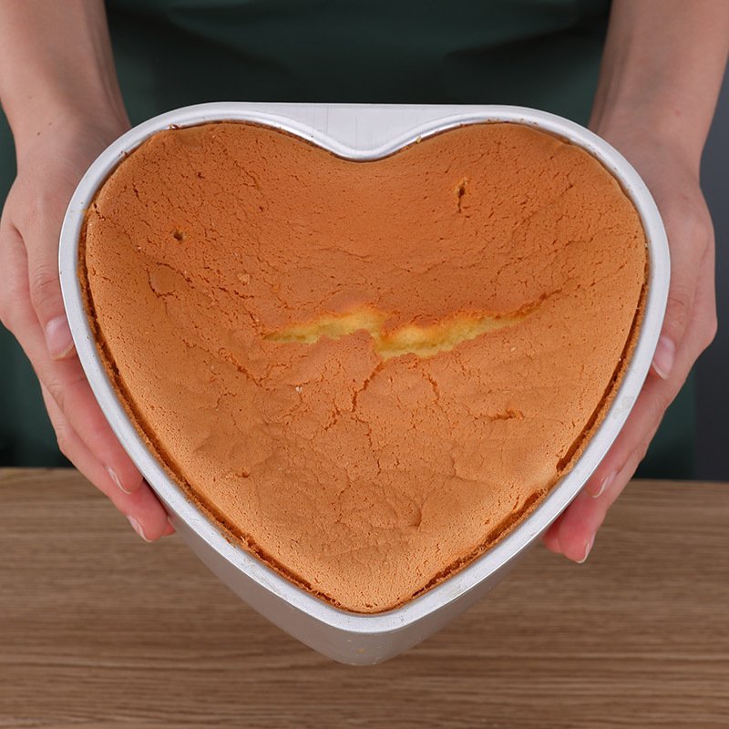 6 8 Inch Aluminum Cake Heart Mold DIY Bakeware Mold Cake Pans for Kitchen Birthday Valentine Day Wedding Supplies