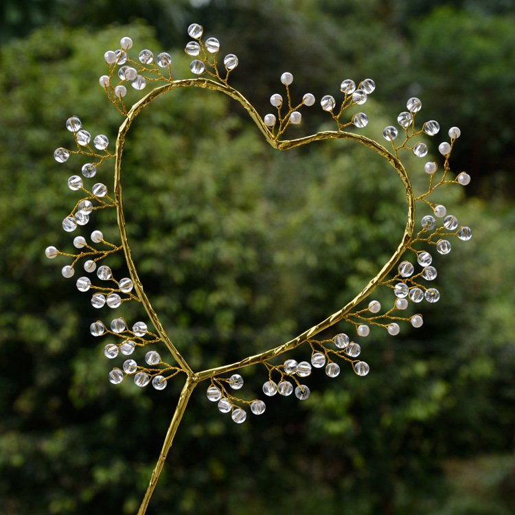Hot selling Birthday Large Crown Cake Decoration Baking Ornaments Bridal Headdress Rhinestones pearls Crown