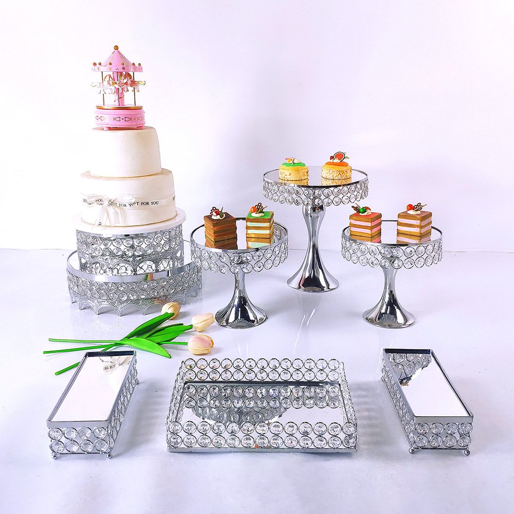 Party decorations Western wedding dessert table buffet cake dessert rack display rack cake rack centerpiece cake stand set