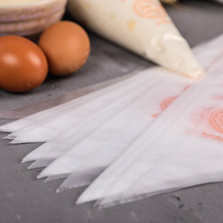 Customized Thickening Baking Tools Pack Disposable Cake Pastry Icing Bag Transparent Pastry Bag Piping Bag
