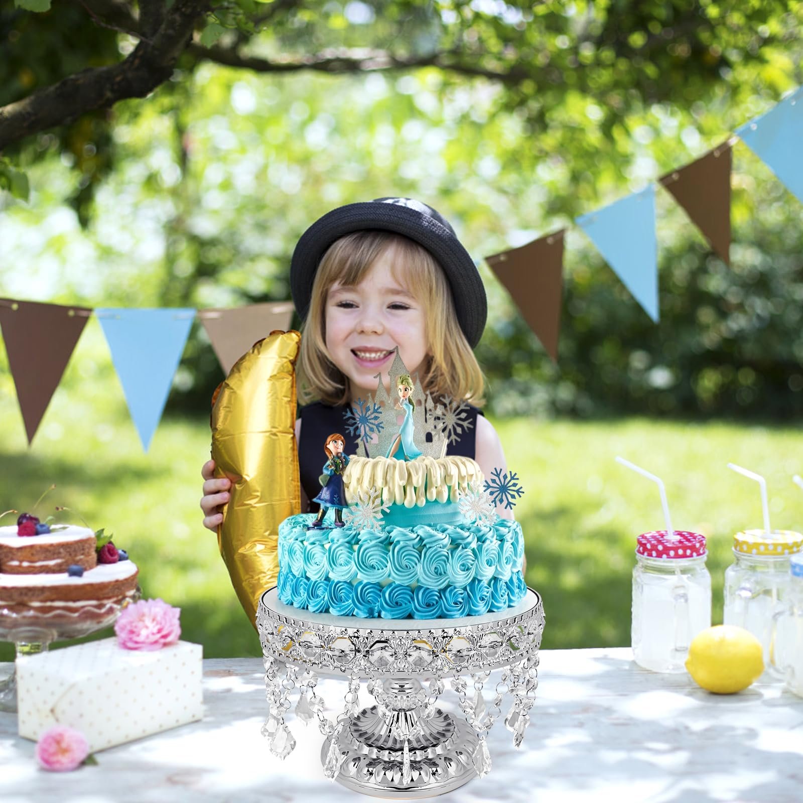 Acrylic Cake Stand Cup Cake Display Shelf Crystal Wedding Table Centerpiece For Event Party Decoration