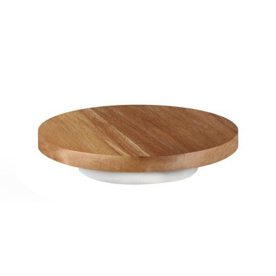 Revolving Cake Stand Baking Decorating Wooden Rotating Cake Turntable