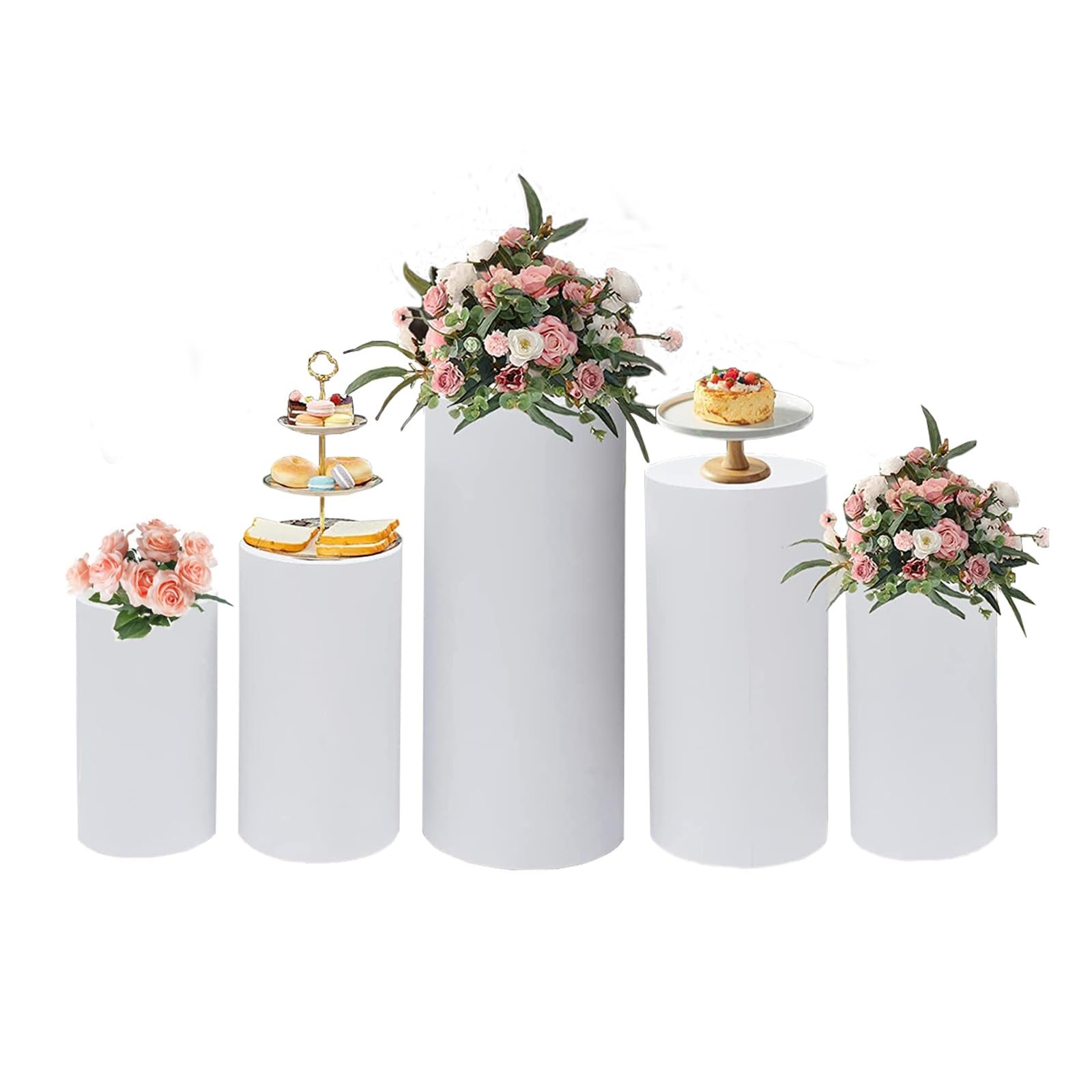 Fashion Pedestal Round Pillar Cylinder Party Supplies Wedding Decoration Display