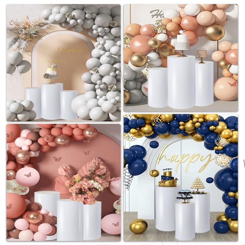 Fashion Pedestal Round Pillar Cylinder Party Supplies Wedding Decoration Display