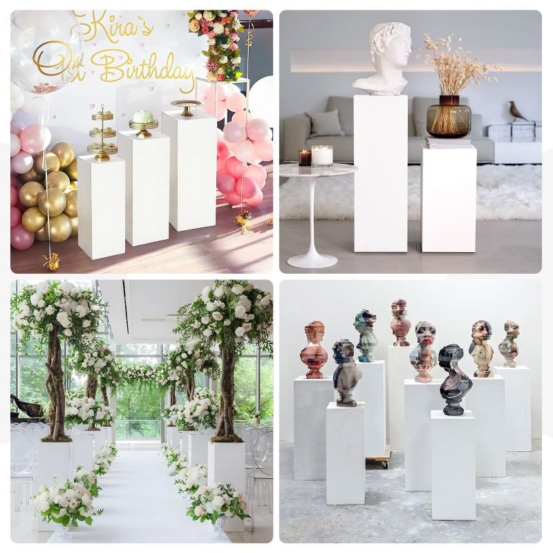 Fashion Pedestal Round Pillar Cylinder Party Supplies Wedding Decoration Display