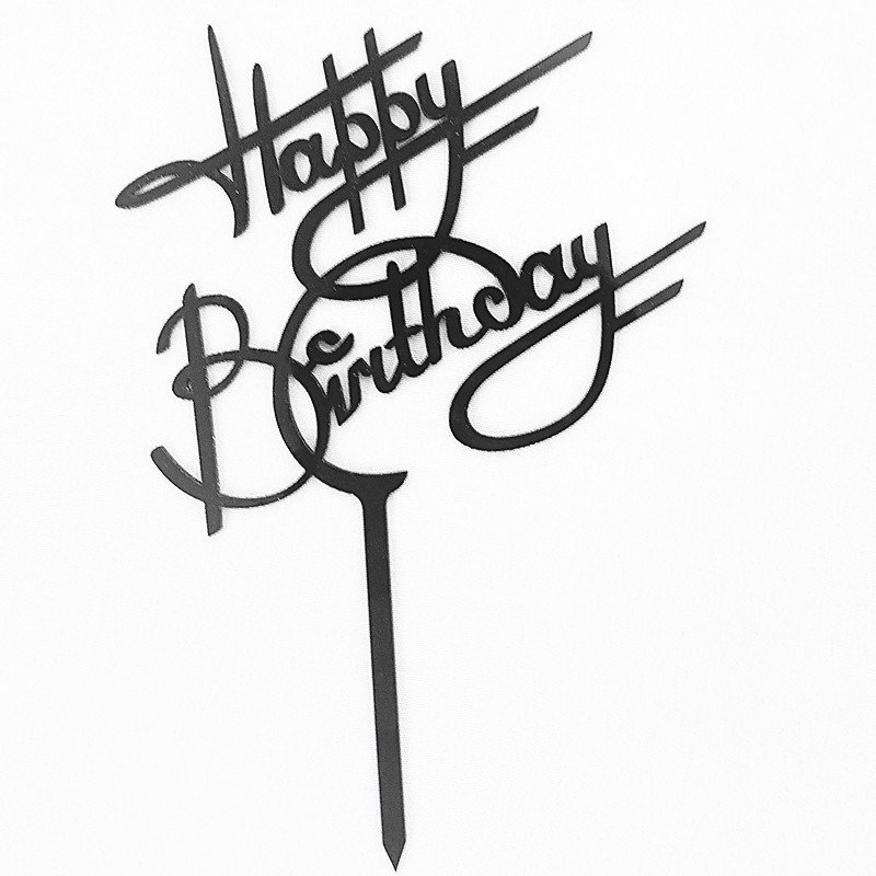Happy Birthday Acrylic Party Cake Toppers Manufacturers Creative Happy Birthday Cake Decoration