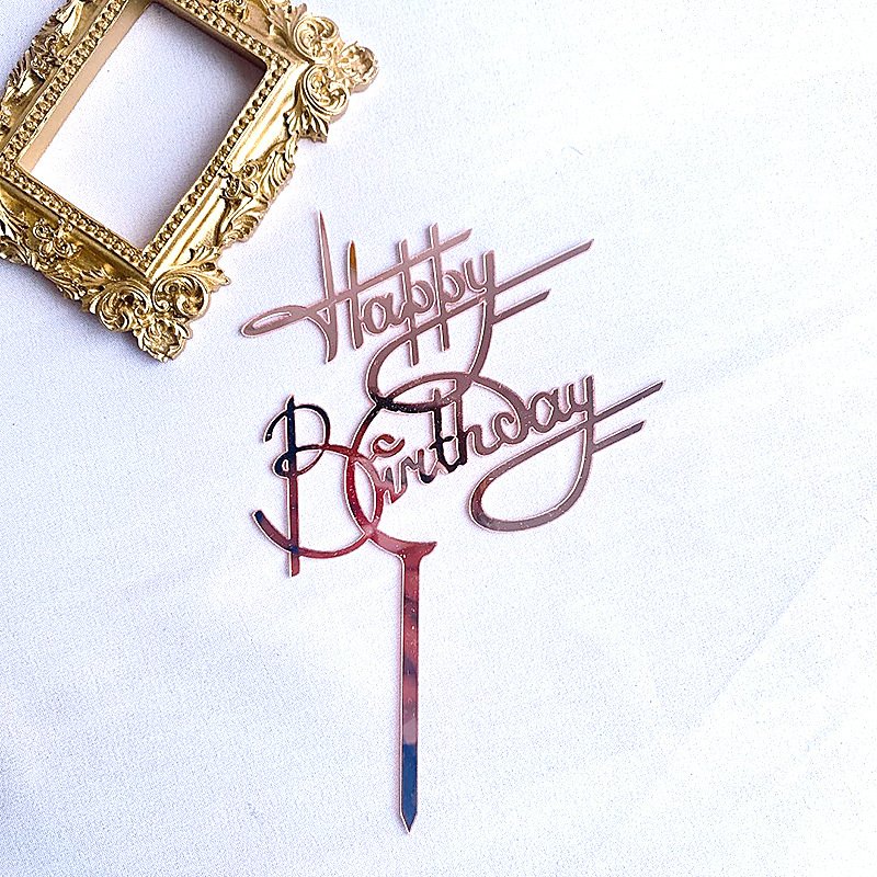Happy Birthday Acrylic Party Cake Toppers Manufacturers Creative Happy Birthday Cake Decoration