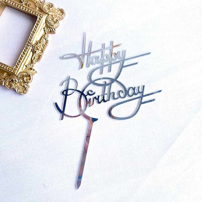 Happy Birthday Acrylic Party Cake Toppers Manufacturers Creative Happy Birthday Cake Decoration
