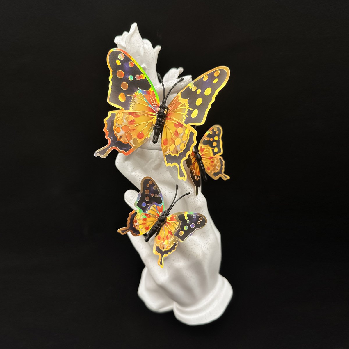 Home Backdrop Wall Decorating Butterfly Cake Toppers Birthday Cake Decorations Artificial butterflies