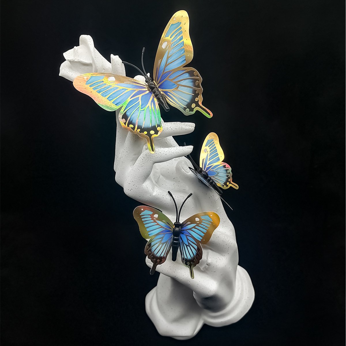Home Backdrop Wall Decorating Butterfly Cake Toppers Birthday Cake Decorations Artificial butterflies
