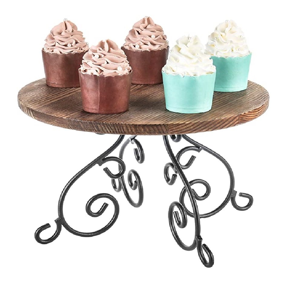 White Galvanized Cake Stand Bakeware Kitchenware & Restaurant Accessories Cup Cake Stand/Server Made Of Metal Galvanized