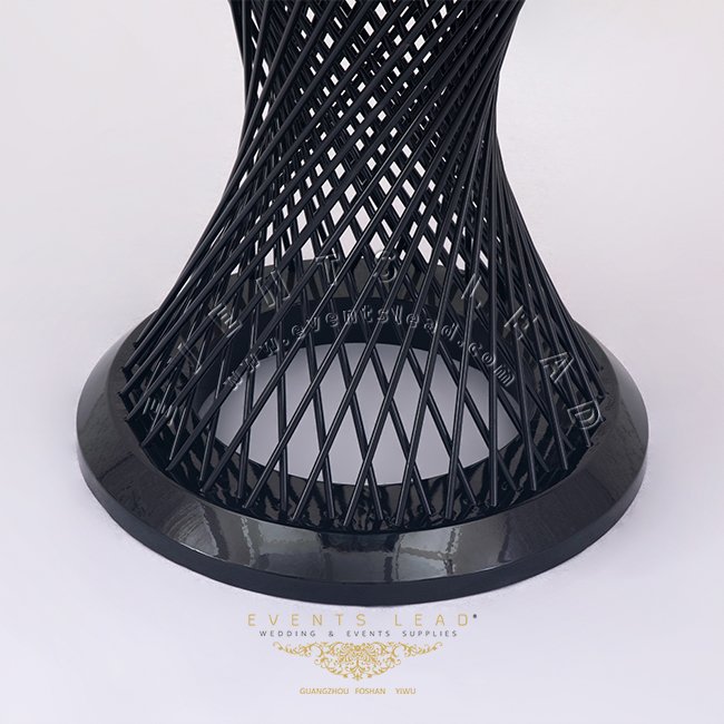 Fashion decorating party cake table for birthday black wedding table stand