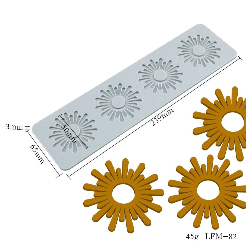 Early Riser Silicone Lace Fondant Mat Cake Decorating Chocolate Mould Dessert Tools Baking Supplies