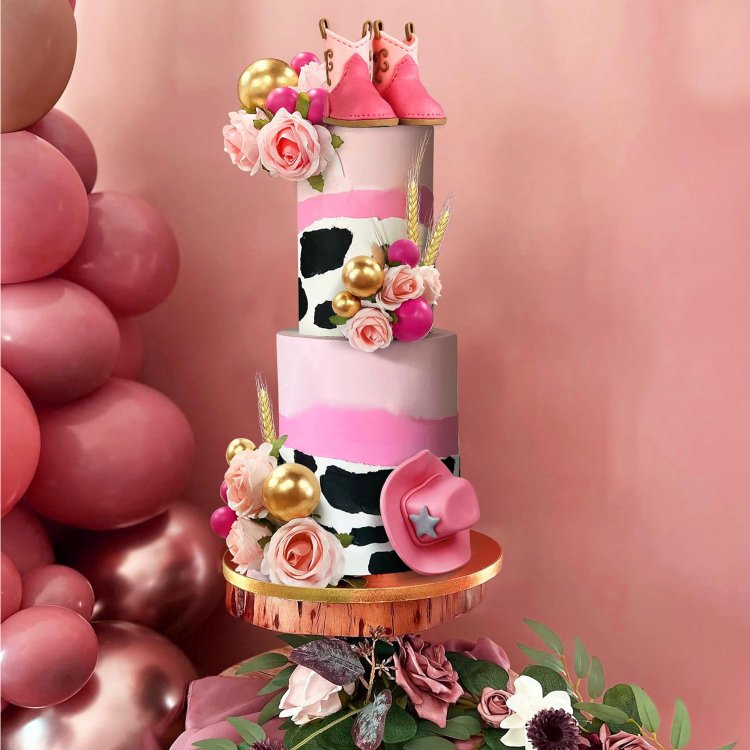 Cowgirl Cake Decorations Cowgirl Hat and Boot Cake Toppers Western Cowgirl Birthday Baby Shower