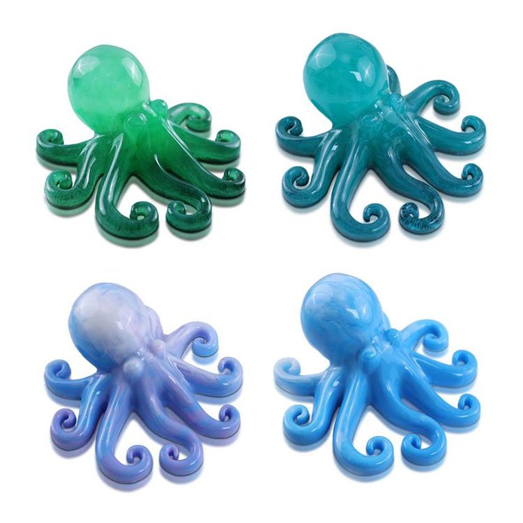 YS DIY Ocean Creature Octopus Cuttlefish Silicone Resin Mold Candle Plaster Mould Home Office Restaurant Table Decoration Tools