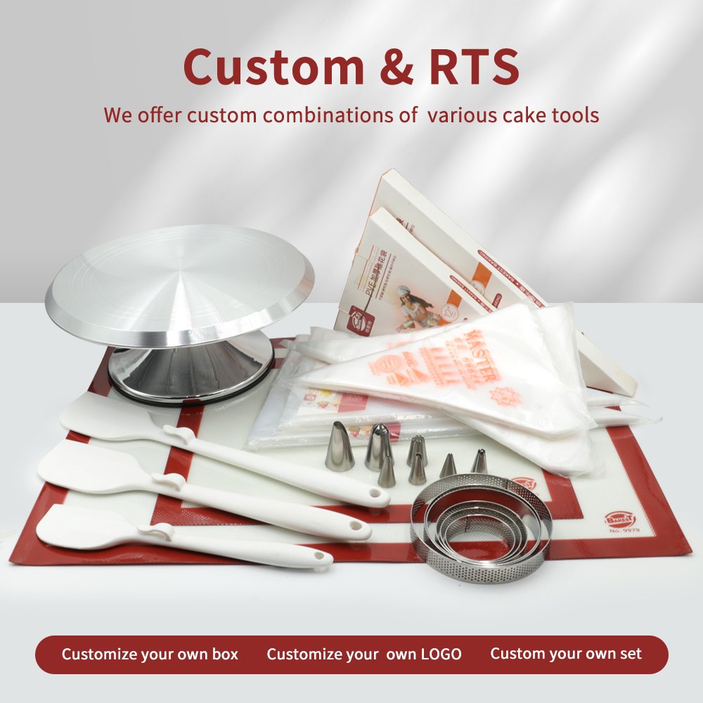 BAKEST Cake Tools Supplier Patisserie Accessoires Decorating Cake Baking Equipment Tools Full Supplies Silicone Molds Items