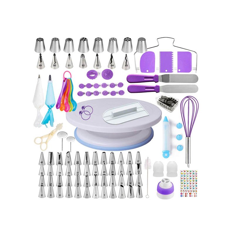 137 pcs Cake Set Cake Decorating Supplies Kit Baking Pastry Nozzle Cake Decorating Baking Tools Sets Kit