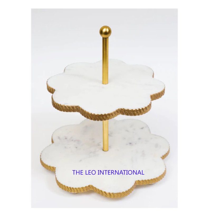 2022 new arrivals cake stand Christmas decoration golden flower wedding party supplies cake stand