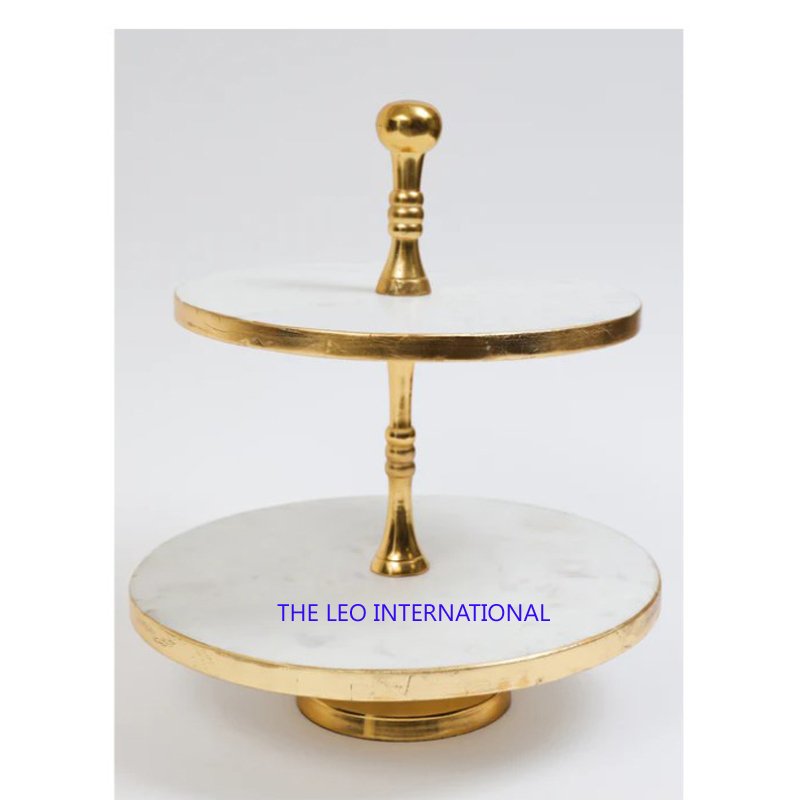 2022 new arrivals cake stand Christmas decoration golden flower wedding party supplies cake stand