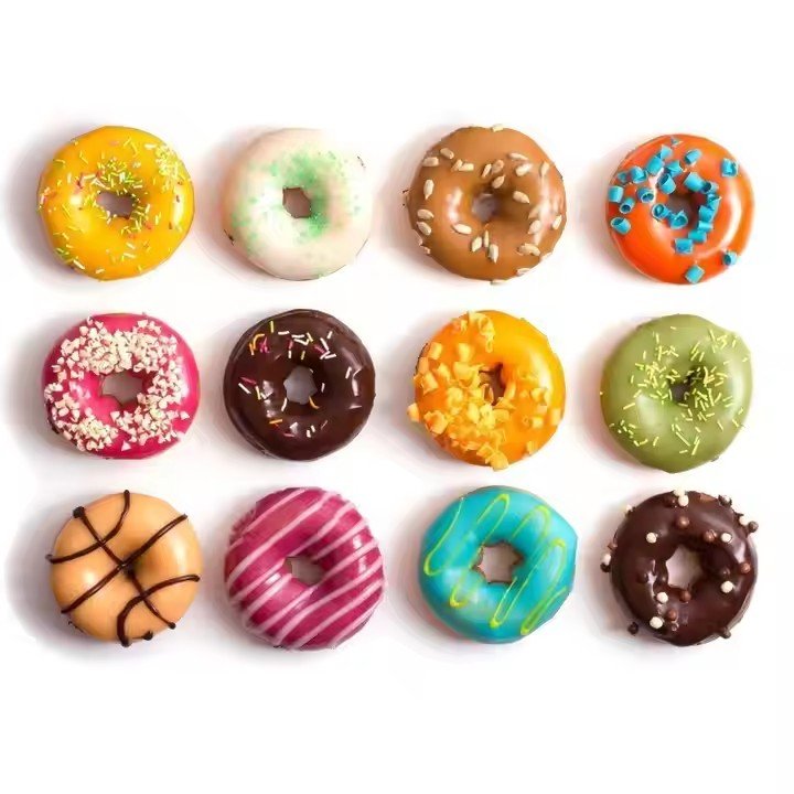 Factory Supply 6-Grid Sweet Donut Baking Pan Non-stick Silicone Molds Food Grade Heat Resistant Kichen Useful Oven DIY Tool