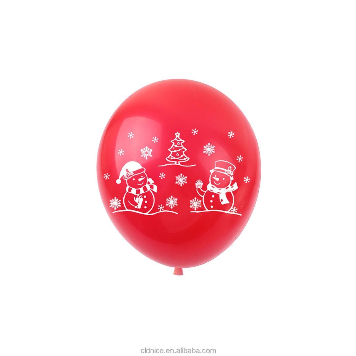 Nice Christmas Theme Latex Balloon Birthday Banner Cake Topper Party Decorations Supplies