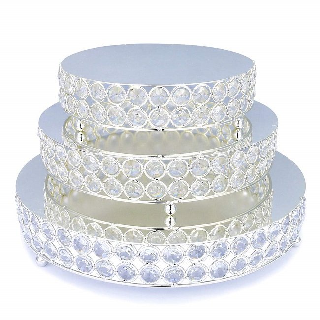 New Fashion Party Supplies Cake Tools Metal Cake stand Round Square Wedding Cake Stand Copper Plated aluminum party uses