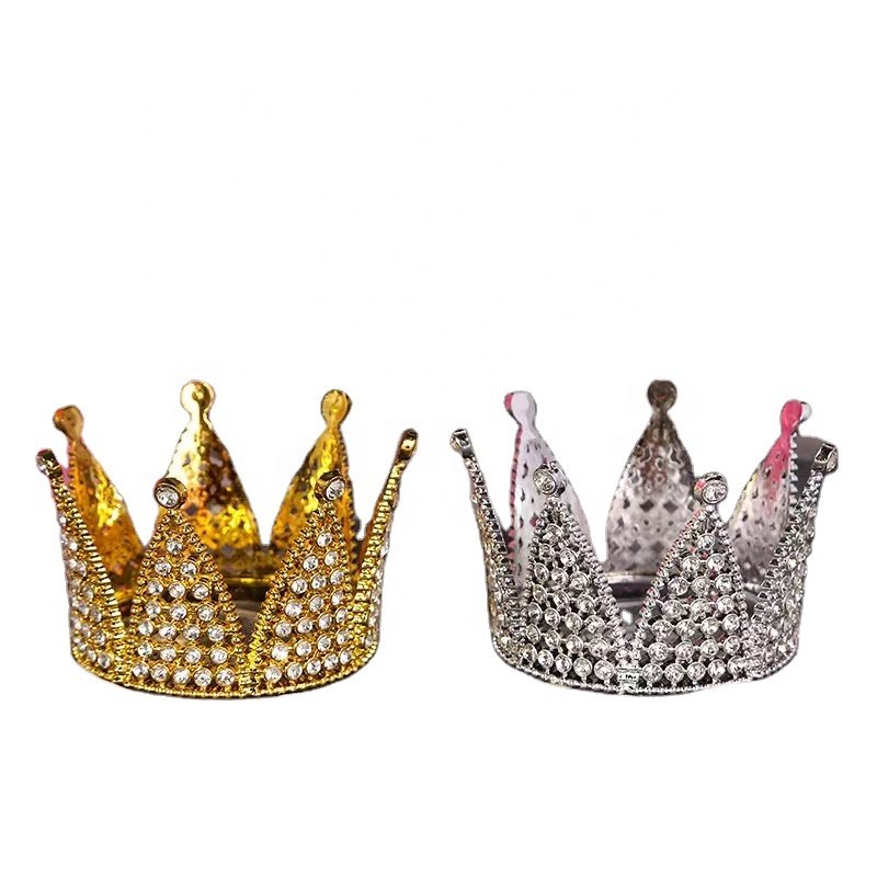 party supplies bride decorative tiara Baking cake decoration New birthday multi-diamond crown cake toppers
