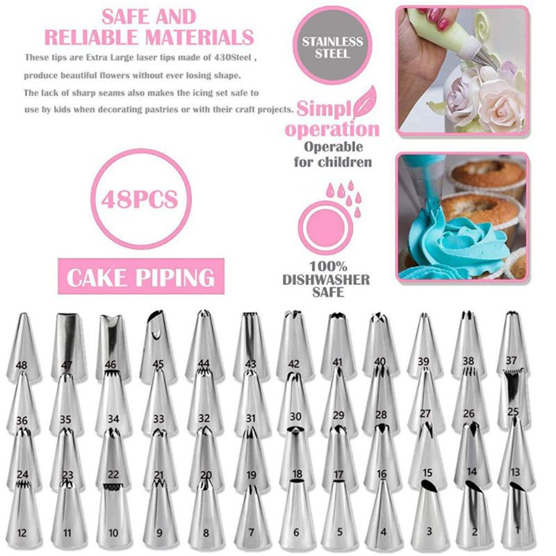 OEM 464pcs/set Cake Decorating Supplies Kits decorative cake stand molde pastel pastry silicon mold