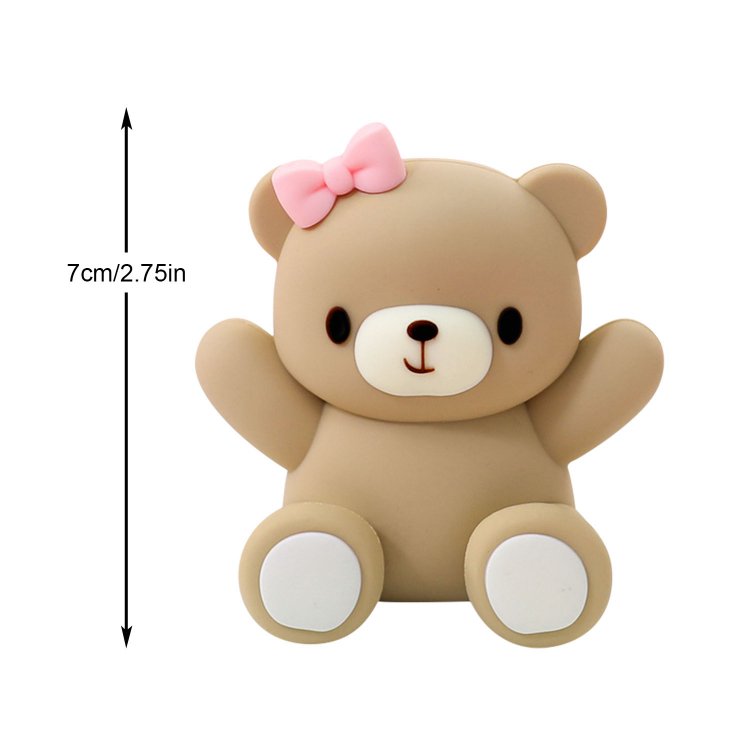 Bear Cake Decoration Animal Birthday Cake Topper for Baby Shower Party Decorations