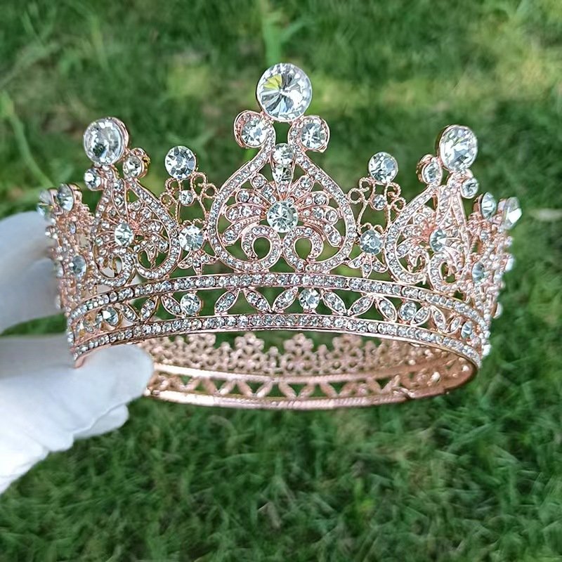 Hot Sale 1pcs Princess Hair Crown Accessories Queen King Bride Tiara Crown For Women Headdress