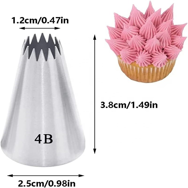 5PCS 1M 2D 2A 1A 4B Nozzles Cake Tools Sets Pastry tip cake decorating supplies piping tips tools