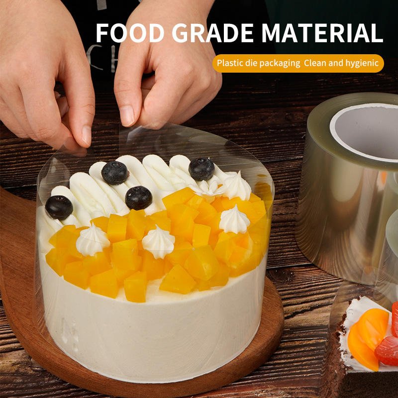 Baking Accessories Decoration Chocolate Candy For Baking Transparent Cake Collar Packaging Cake Surround Film