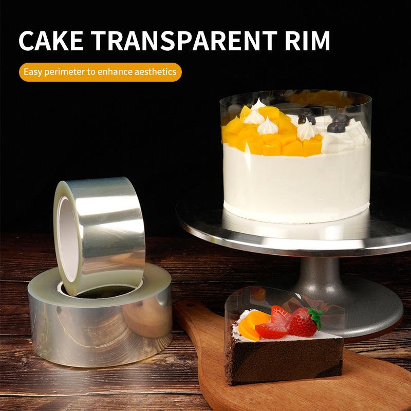 Baking Accessories Decoration Chocolate Candy For Baking Transparent Cake Collar Packaging Cake Surround Film