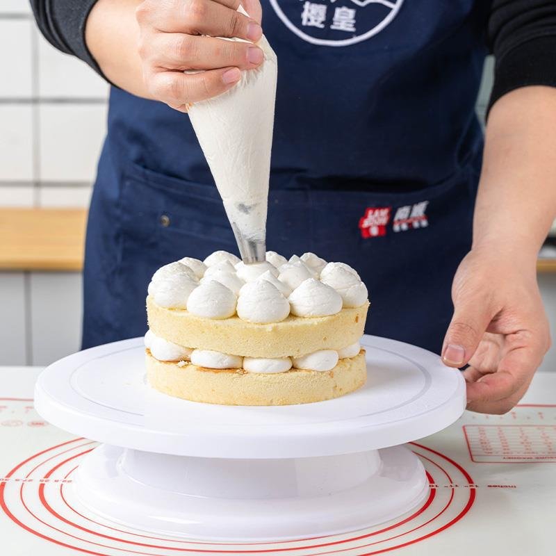 Plastic Turntable Stand Cake Baking Supplies Plastic Cake Rotating Turntable Cake Decorating Stand Turntable