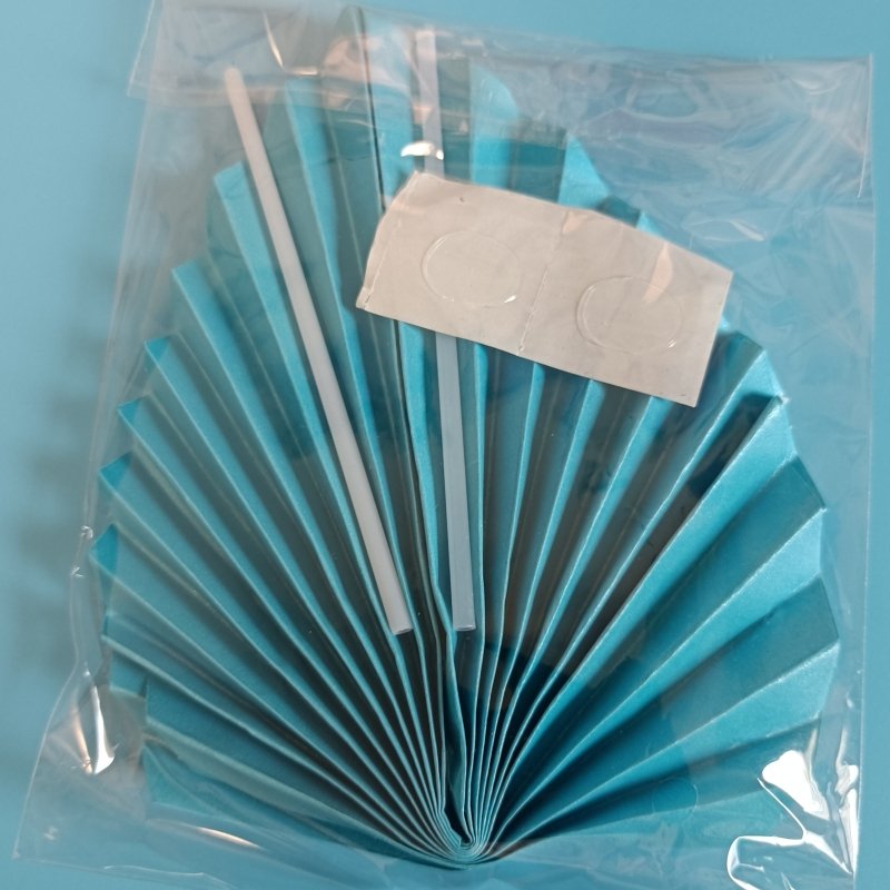 2pcs/bag Factory Customized Color Black Royal Blue Wine Color Paper Folding Fan Cake Topper Palm Leaf Leaf Cake Decoration