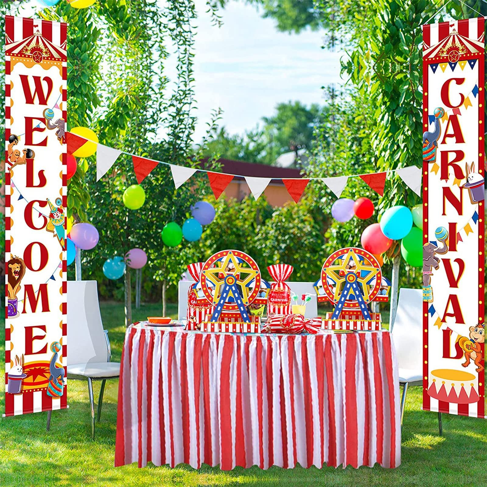 Carnival Ferris Wheel Centerpiece Carnival Theme Party Decorations Carnival Cake Holder Circus Favor Supplies