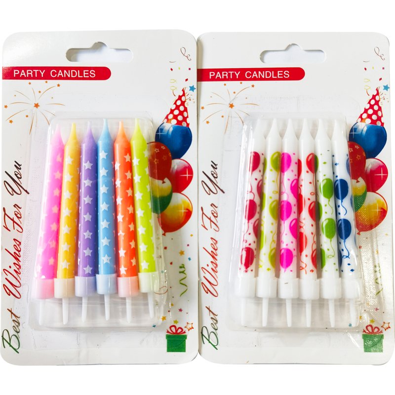 Birthday candle colorful letter pencil cake long pole romantic birthday party creative party decoration supplies