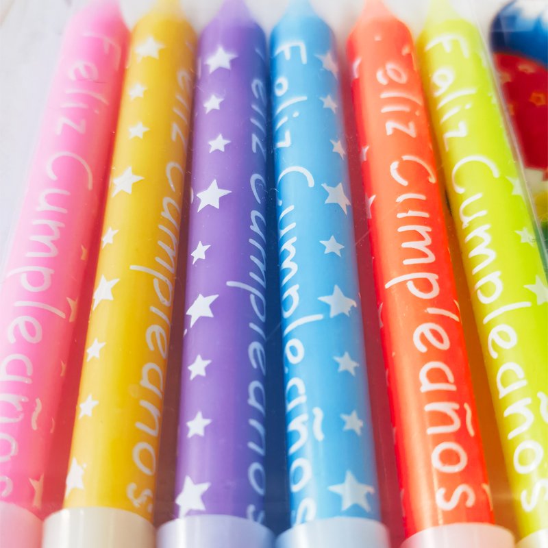 Birthday candle colorful letter pencil cake long pole romantic birthday party creative party decoration supplies