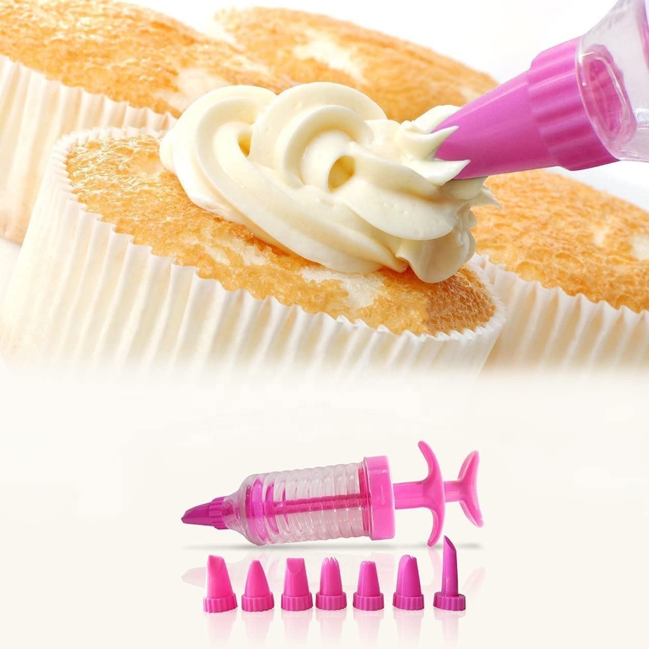 Cake Decorating Kit Set of 9 Icing Tips for Baking Supplies Perfect for Kids and Beginners