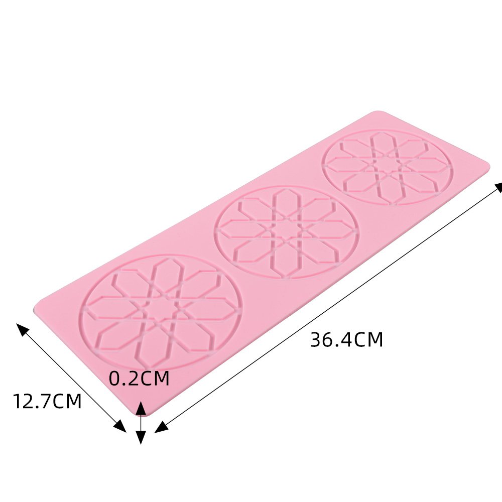 Silicone Cake DecorationTemplates for Fondant Dessert DIY Decor Mould cake Decorating Supplies Cake Decorating Tools